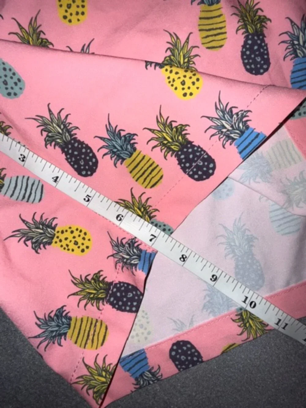 Maamgic Men's Swim Trunks Size XL Pink Pineapples Pocket Drawstring